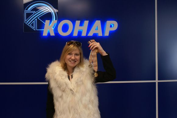 Подопечная «КОНАР» Ольга Фаткулина получила звание «Заслуженный мастер спорта» Подопечная "КОНАР" Ольга Фаткулина получила звание "Заслуженный мастер спорта"