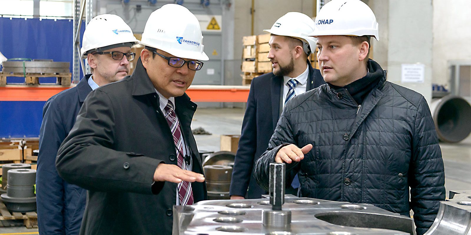 Визит представителей компании Hitachi в Индустриальный парк «Станкомаш» Визит представителей компании Hitachi в Индустриальный парк «Станкомаш»