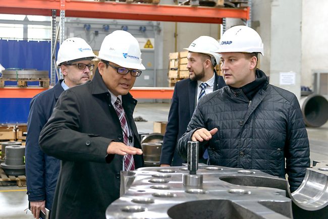 Визит представителей компании Hitachi в Индустриальный парк «Станкомаш»