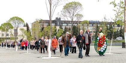 В индустриальном парке «Станкомаш» состоялся митинг, посвященный Дню Победы В Индустриальном парке «Станкомаш» состоялся митинг, посвященный Дню Победы