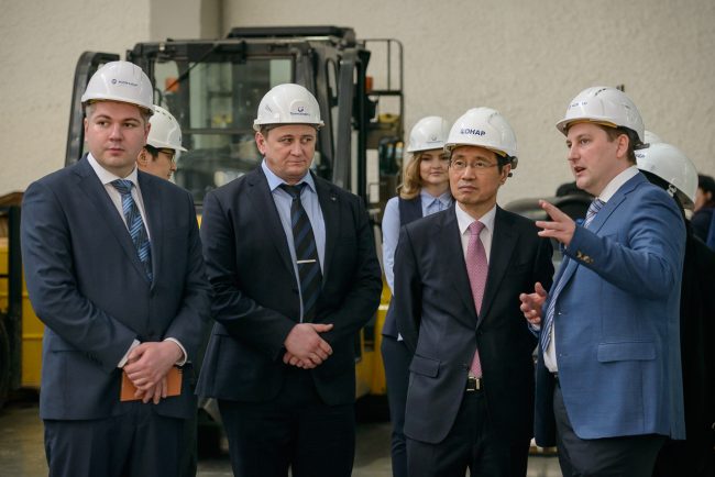 В «Станкомаше» побывал Чрезвычайный и Полномочный посол Республики Корея в РФ Пак Ро Бёк В «Станкомаше» побывал Чрезвычайный и Полномочный посол Республики Корея в РФ Пак Ро Бёк