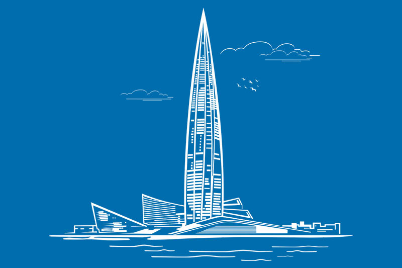 Деловой комплекс «Лахта центр» – самое высокое здание в Европе, Санкт-Петербург